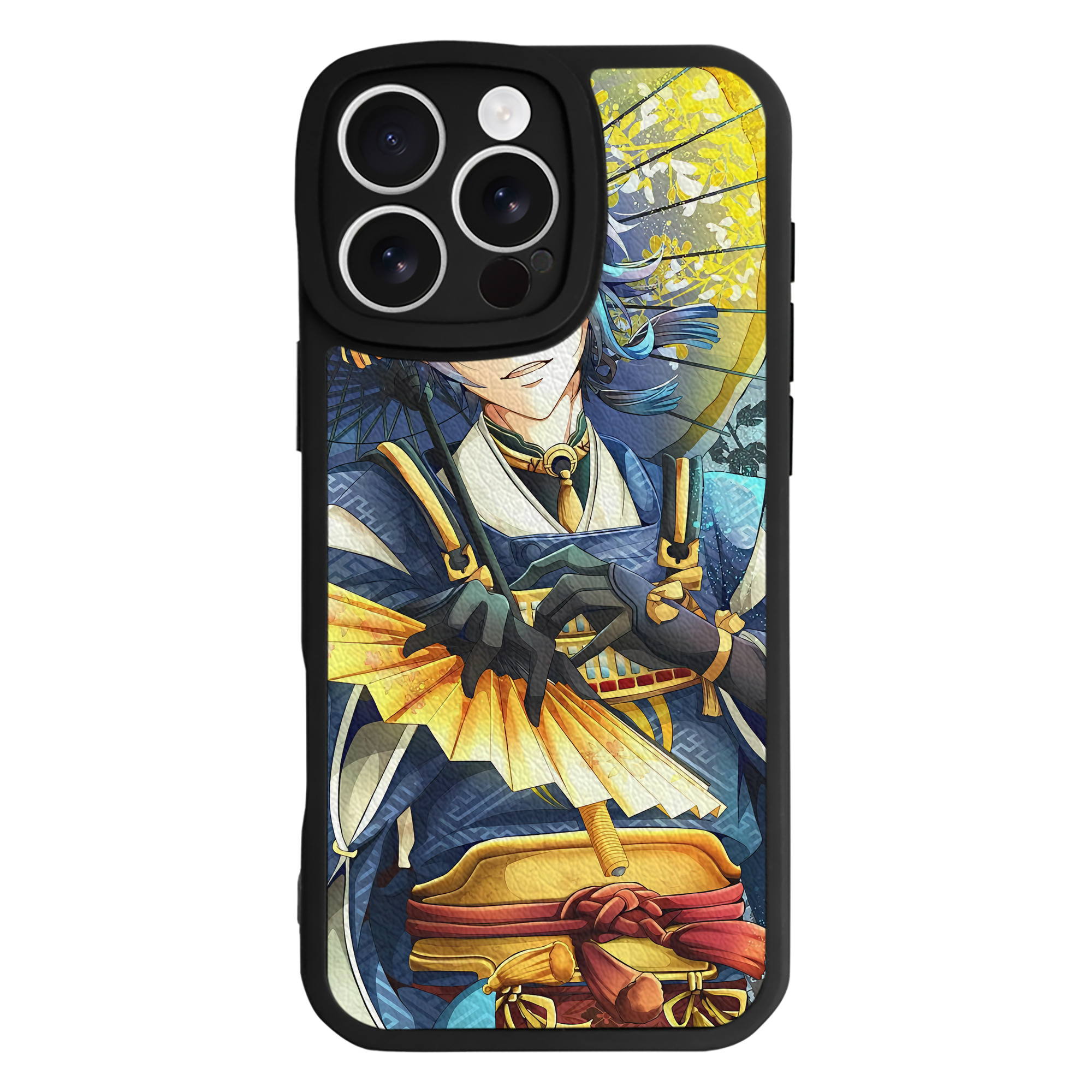 （画像用） 刀剣乱舞 Touken Ranbu 【iPhone 16シリーズ対応】シリコンスマホケース（レザー調） 材質：シリコン